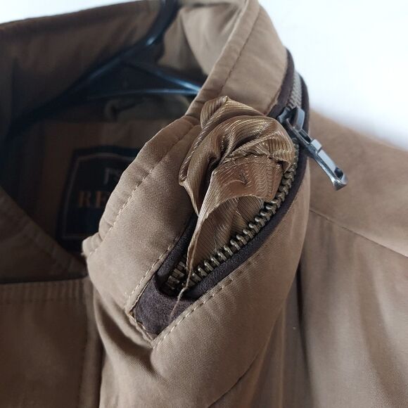 JoS. A. Bank Reserve XXL Outdoor Coat Jacket Tan Khaki Heavy Duty Field Style - Picture 6 of 12